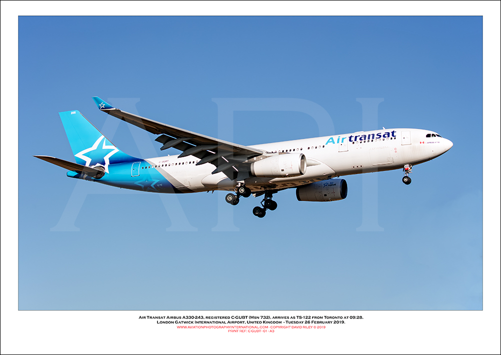 C-GUBT- Air Transat Airbus A330-243  (Msn 732) - 01