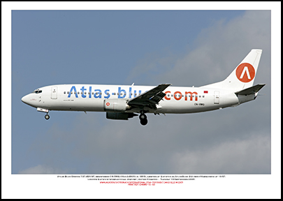 CN-RMG - Atlas Blue Boeing 737-4B6 SF (Msn  24808 Ln 1888)  - 01