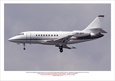 CS-DFF - Netjets Transportes Aeros Dassault Falcon 2000 EX  (Msn 41) - 01
