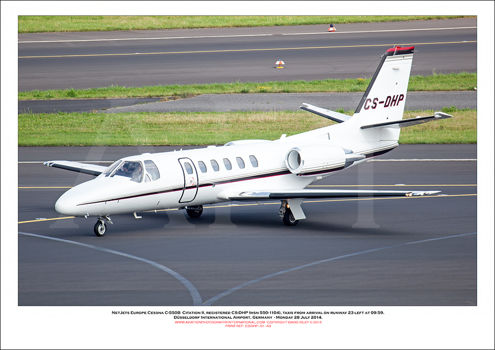 CS-DHP - NetJets Europe Cessna C550B Citation II (Msn 550-1104) - 01