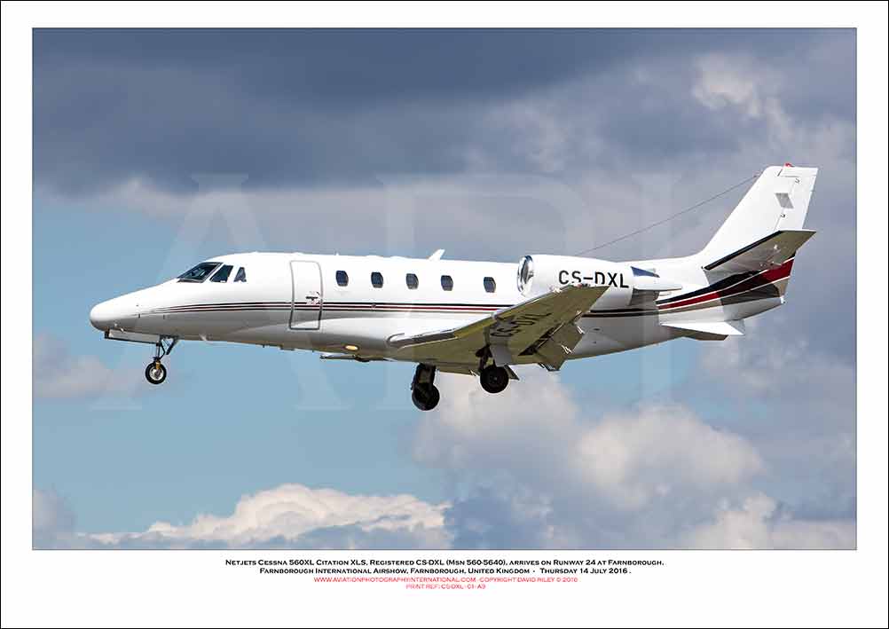 CS-DXL - Netjets  Cessna 560XL Citation XLS (Msn 560-5640) - 01
