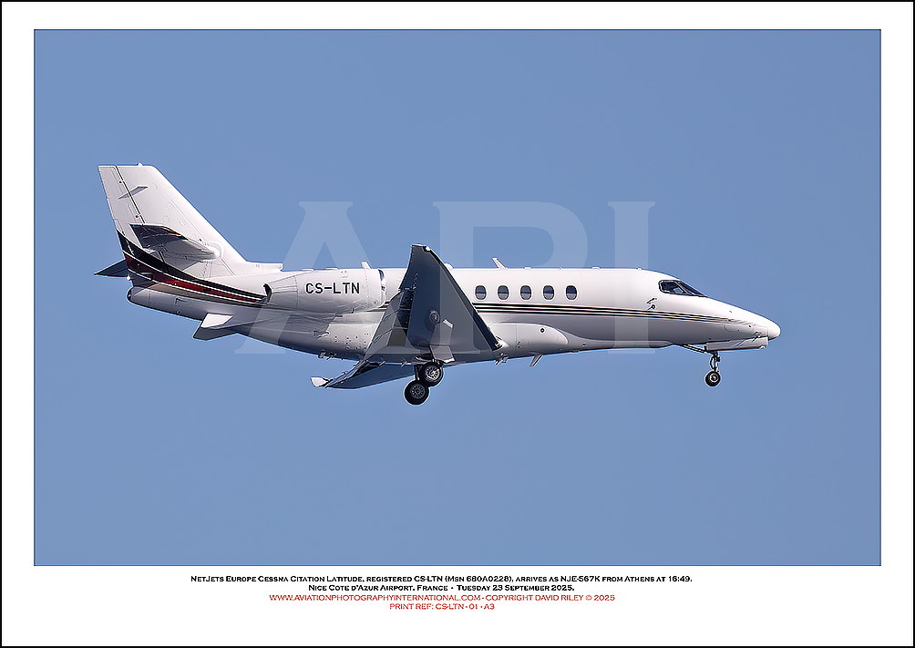 CS-LTN - Netjets Europe Cessna Citation Latitude (Msn 680AO228) - 01