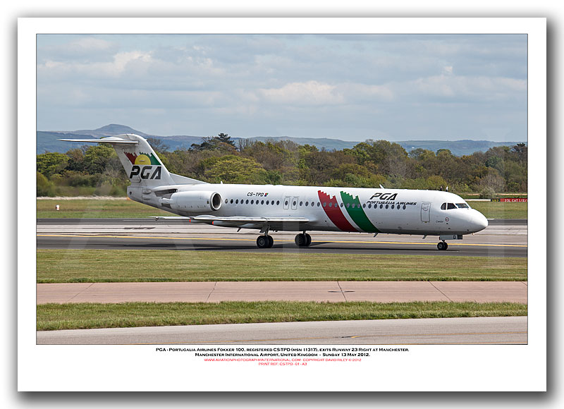 CS-TPD - PGA - Portugalia Airlines Fokker 100  (Msn 11317) - 01