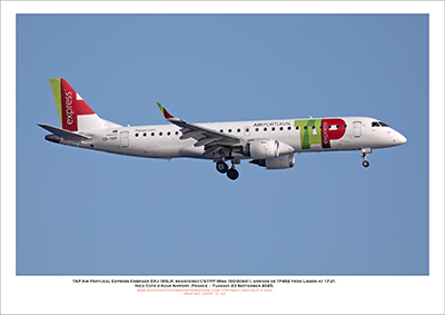 CS-TPP - TAP Portugal Express Embraer ERJ-195 LR (Msn 190-00441) - 01