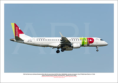 CS-TPS - TAP Portugal Express Embraer ERJ-190 LR (Msn 190-00493) - 02