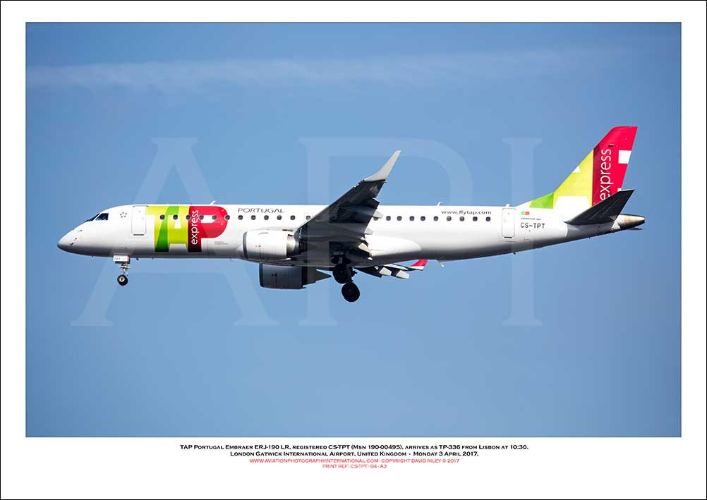 CS-TPT - TAP Portugal Express Embraer ERJ-190 lR (Msn 190-00495) - 01