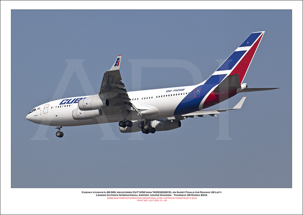CU-T1250 - Cubana Ilyushin Il-96-300  (Msn 74393202015) - 01