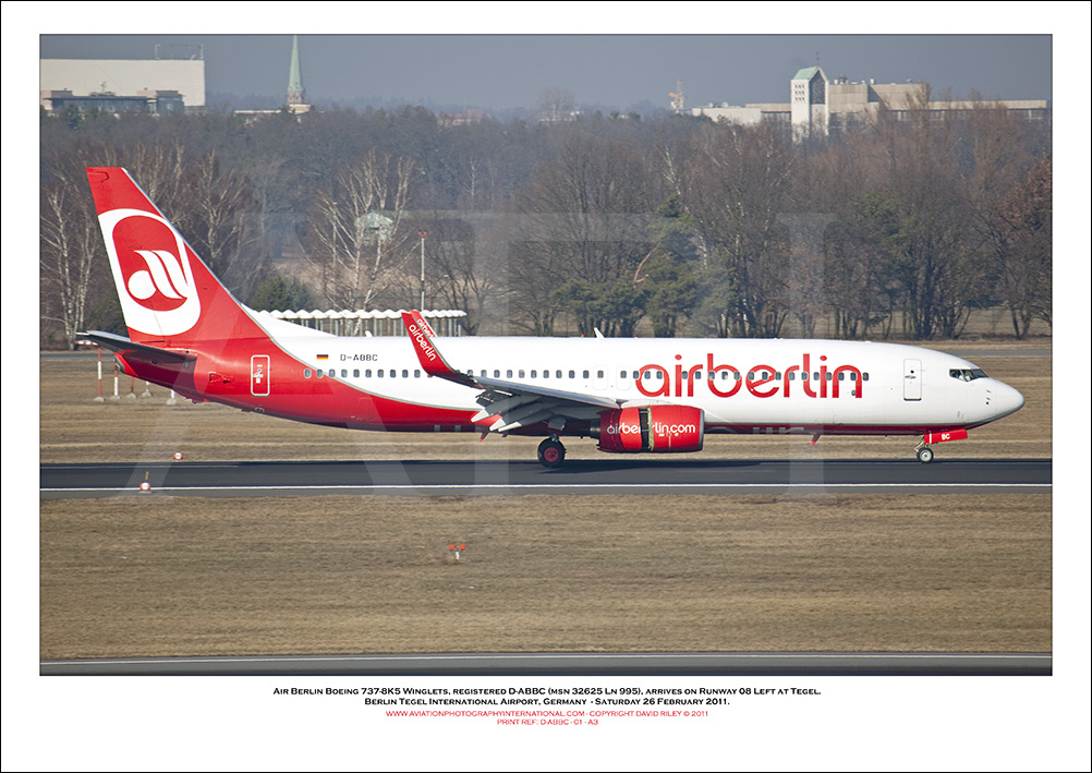 D-ABBC - Air Berlin Boeing 737-8K5 WL  (Msn 32625 Ln 995) - 01