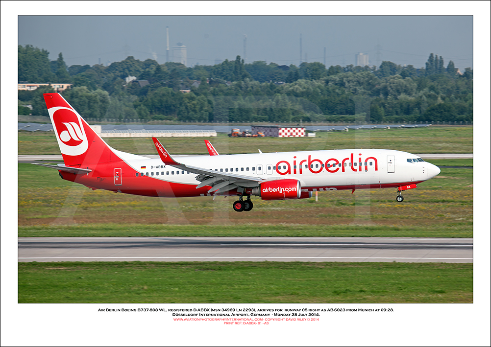 D-ABBX - Air Berlin Boeing 737-808 WL  (Msn 34969 Ln 2293) - 01