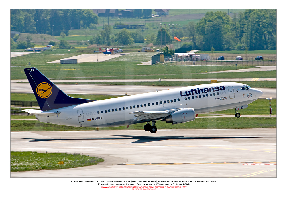 D-ABEI - Lufthansa Boeing 737-330  (Msn 25217 Ln 2094) - 01