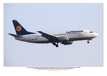 D-ABXU - Lufthansa Boeing 737-330  (Msn 24282 Ln 1671) - 01