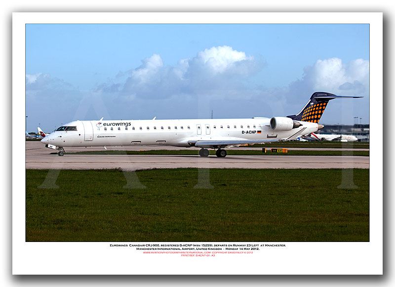 D-ACNP - Eurowings Canadair CRJ-900  (Msn 15259) - 01