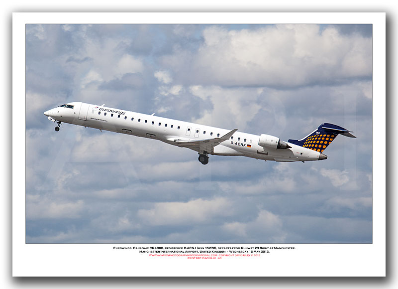 D-ACNX - Eurowings Canadair CRJ-900  (Msn 15270) - 01