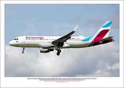 D-AEWK - Eurowings Airbus A320-214 SL  (Msn 7261) - 01