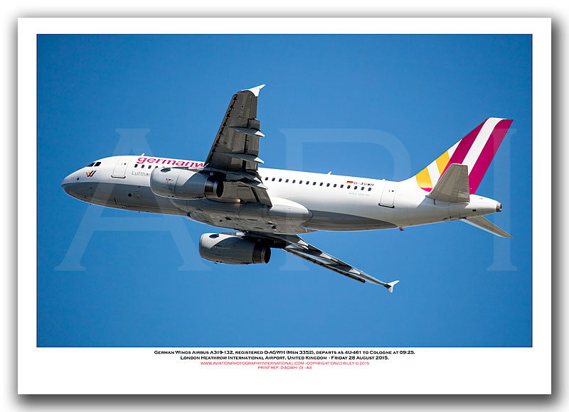 D-AGWH - Germanwings Airbus A319-132  (Msn 3352) - 01