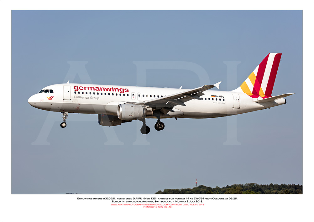 D-AIPU - Eurowings Airbus A320-211  (Msn 135) - 02