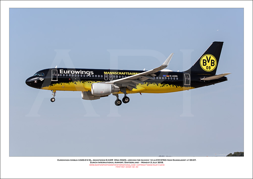 D-AIZR - Eurowings Airbus A320-214 SL  (Msn 5525) - 02
