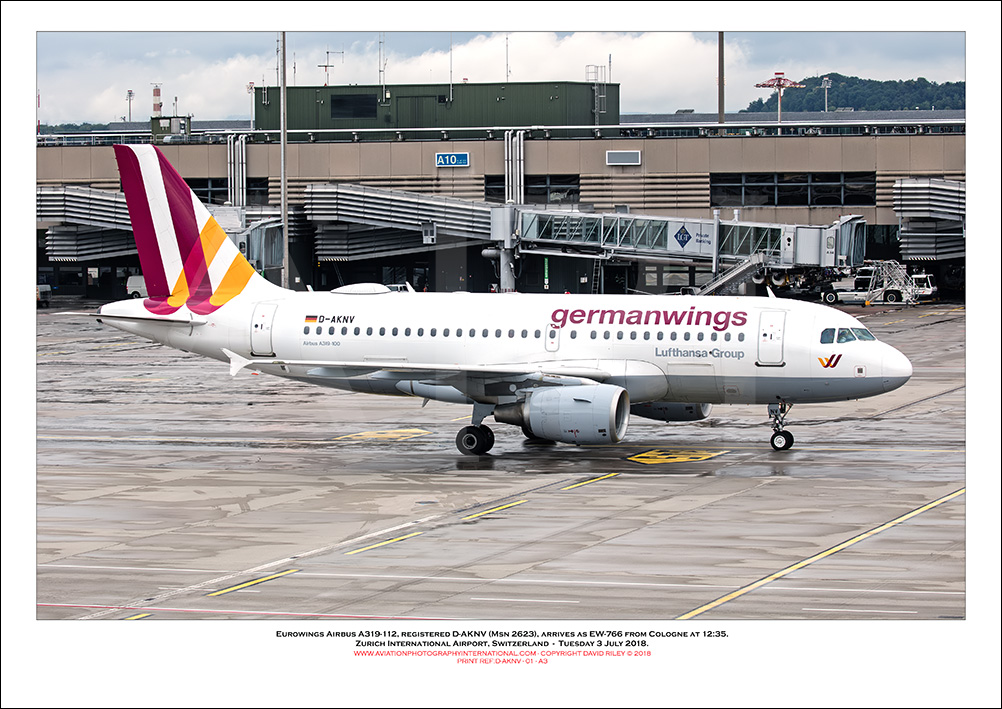 D-AKNV - Eurowings Airbus A319-112  (Msn 2623) - 02