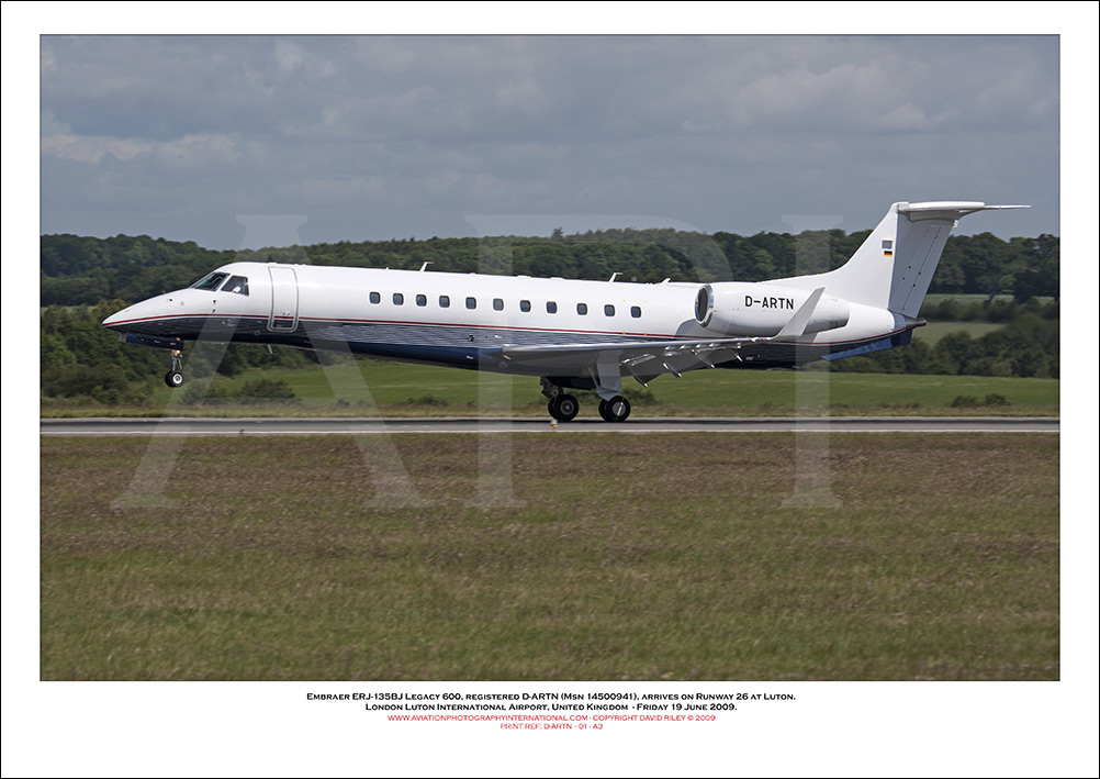 D-ARTN - Embraer ERJ-135BJ Legacy 600  (Msn 14500941) - 01