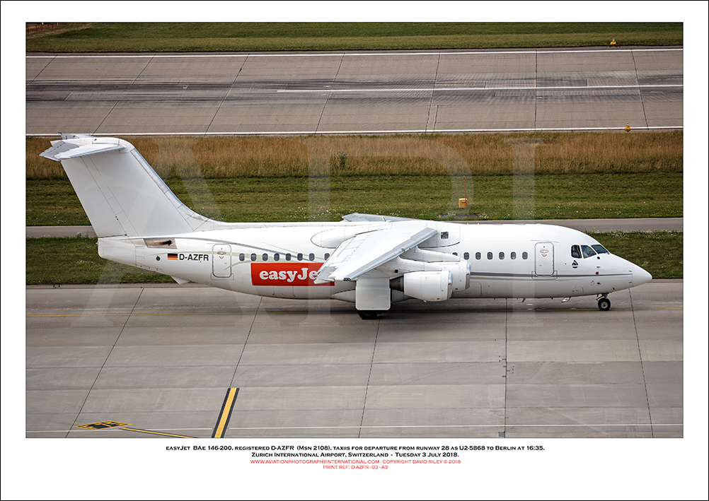 D-AZFR - easyJet  BAe 146-200 (Msn 2108 ) - 03