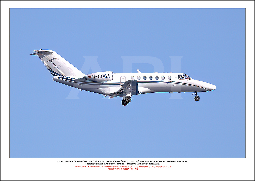 D-COGA - Excellent Air Cessna CitationJet CJ3 (Msn 525B0198) - 01