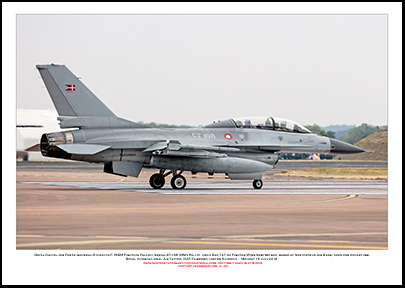 Denmarrk-ET-198  - Royal Danish Air Force General Dynamics F-16BM Fighting Falcon (MSN 6G-14) - 01