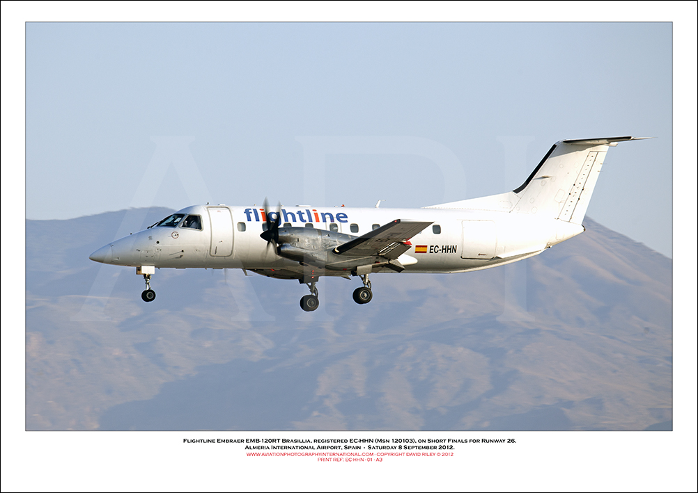 EC-HHN - Flightline Embraer EMB-120RT Brasillia (Msn 120103) - 01
