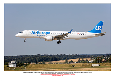 EC-KYP- Air Europa Express Embraer ERJ-195 LR (Msn 190-00196)  - 01