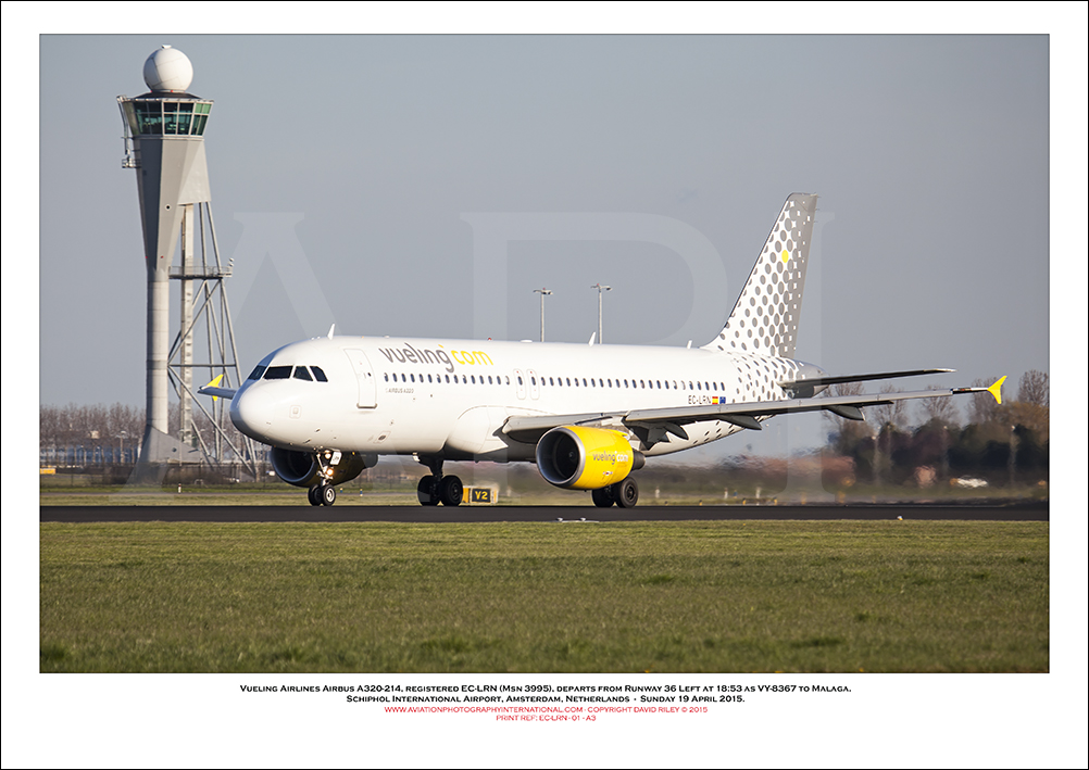 EC-LRN - Vueling Airlines Airbus A320-214 (Msn 3995) - 01