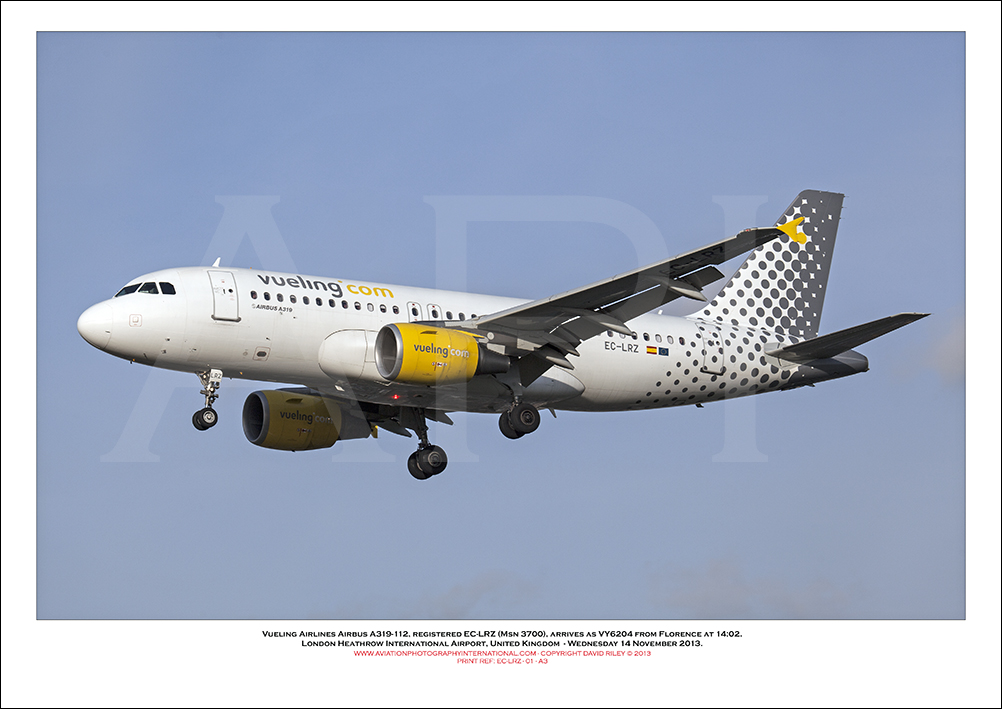 EC-LRZ - Vueling Airlines Airbus A320-232 (Msn 3700) - 01