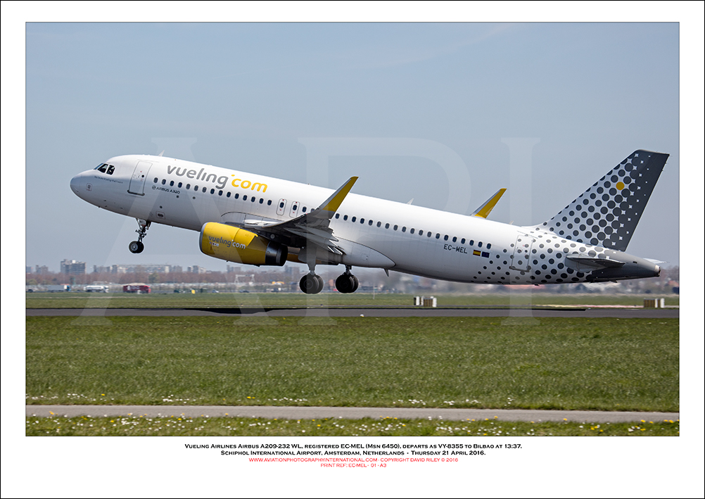 EC-MEL - Vueling Airlines Airbus A320-232 SL (Msn 6450) - 01