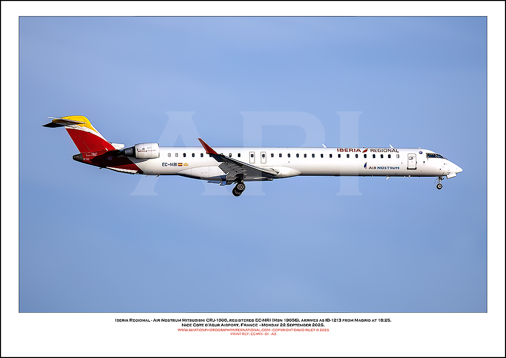 EC-MRI - Air Nostrum Mitsubishi CRJ-1000 (Msn 19056) - 01
