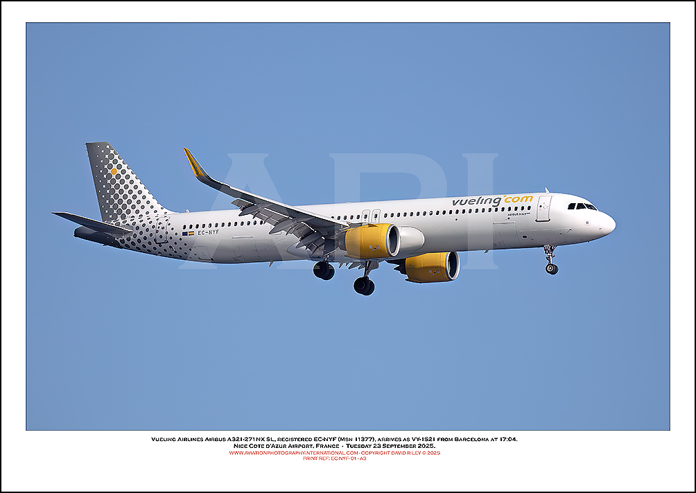 EC-NYF - Vueling Airlines Airbus A321-271NX SL (Msn 11377) - 01