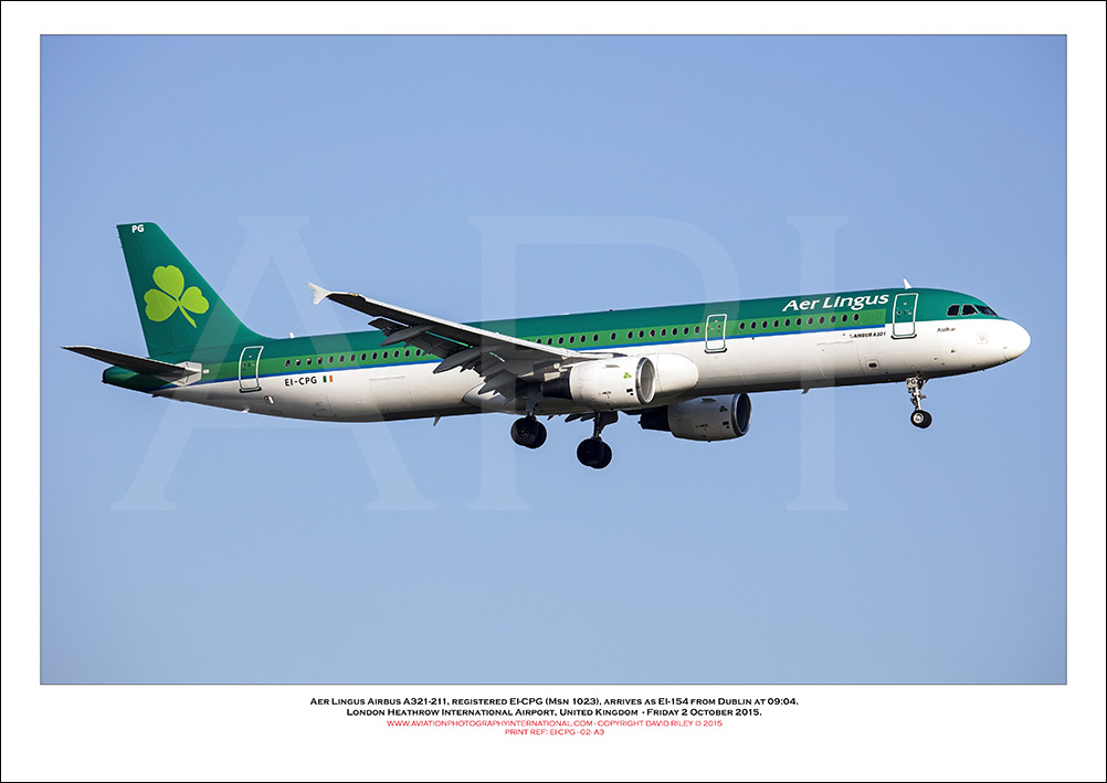 EI-CPG - Aer Lingus  Airbus A321-211, (Msn 1023) - 02