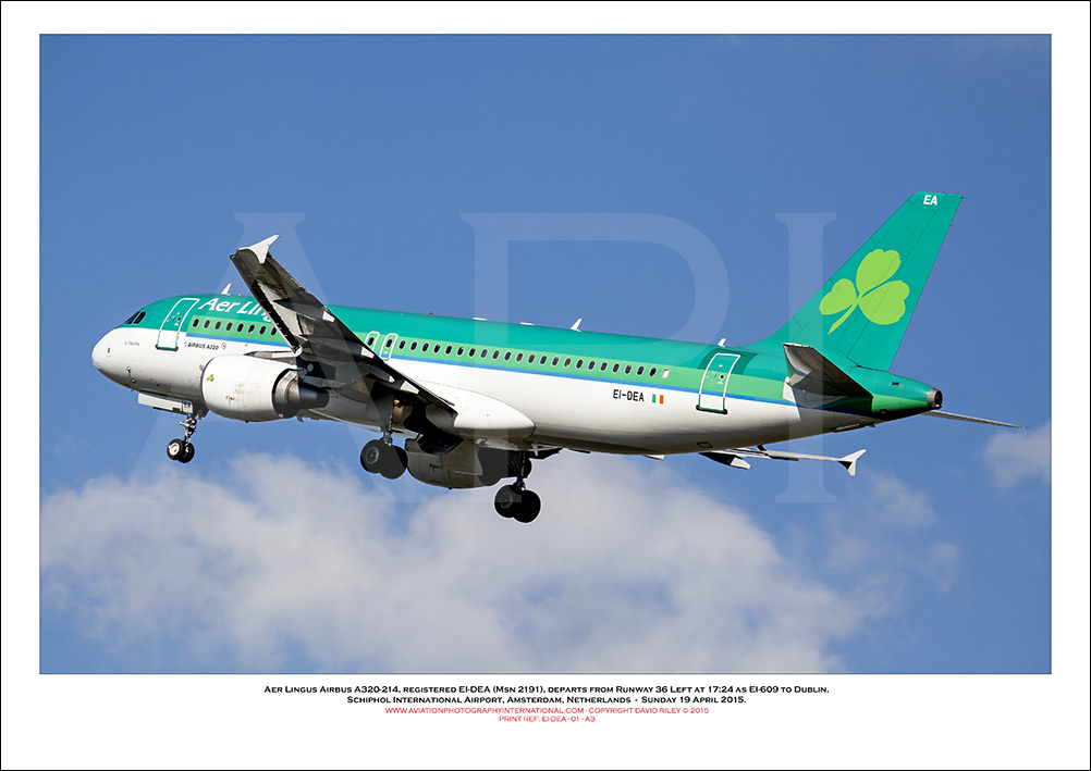EI-DEA - Aer Lingus  Airbus A320-214, (Msn 2191) - 01