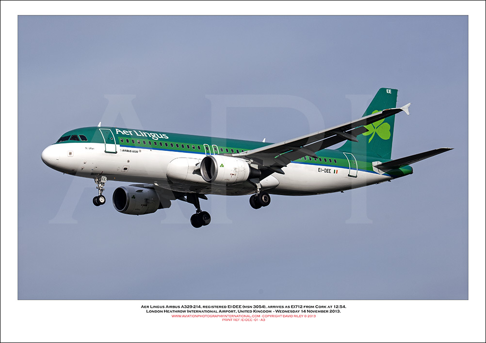 EI-DEE - Aer Lingus  Airbus A320-214, (Msn 3054) - 01