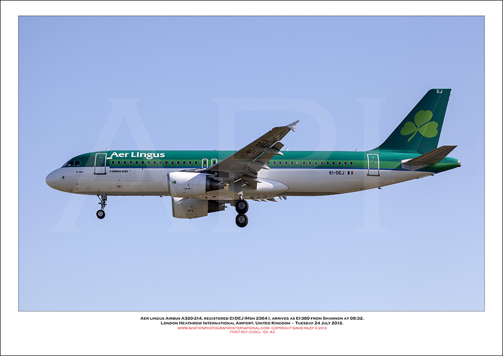 EI-DEJ - Aer Lingus  Airbus A320-214, (Msn 2364) - 02