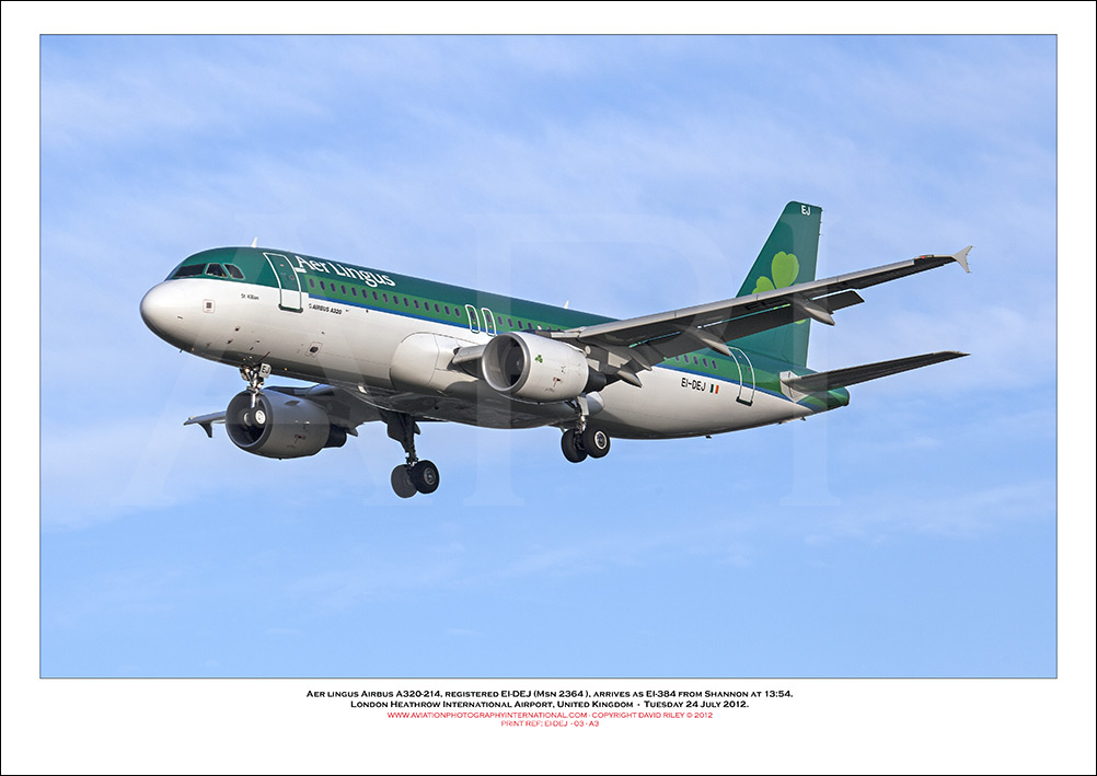EI-DEJ - Aer Lingus  Airbus A320-214, (Msn 2364) - 03
