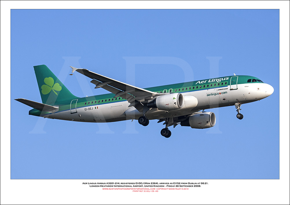 EI-DEJ - Aer Lingus  Airbus A320-214, (Msn 2364) - 05