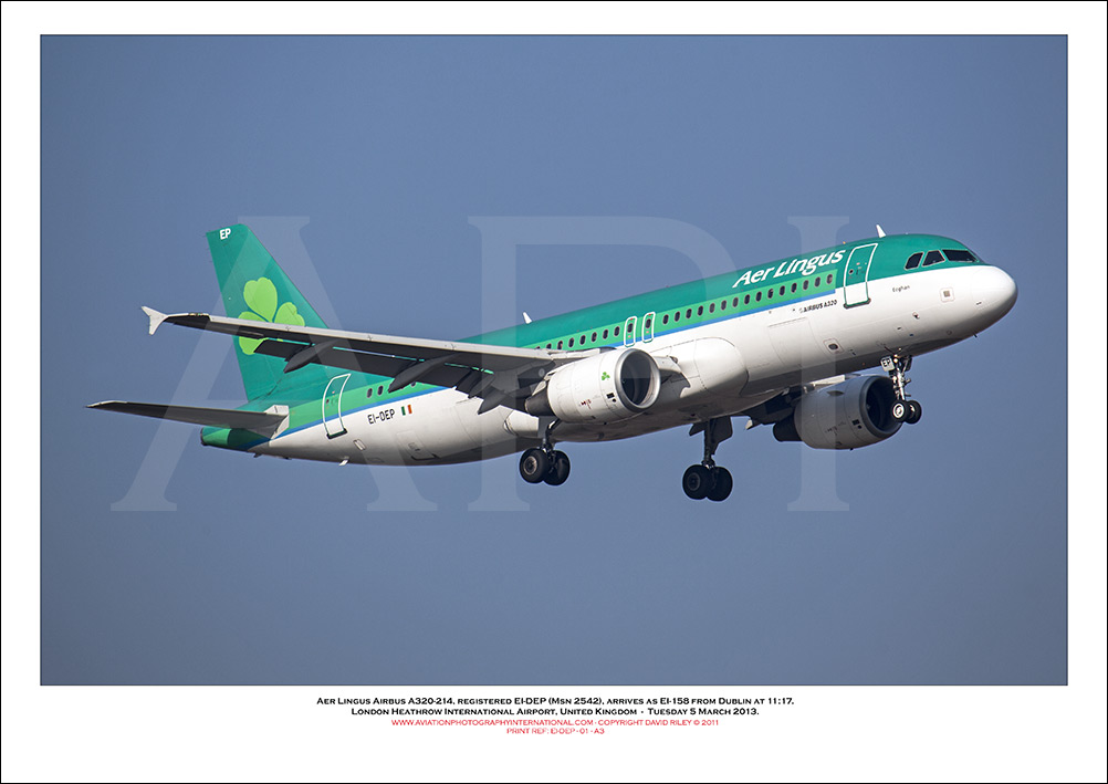 EI-DEP - Aer Lingus  Airbus A320-214, (Msn 2542) - 01