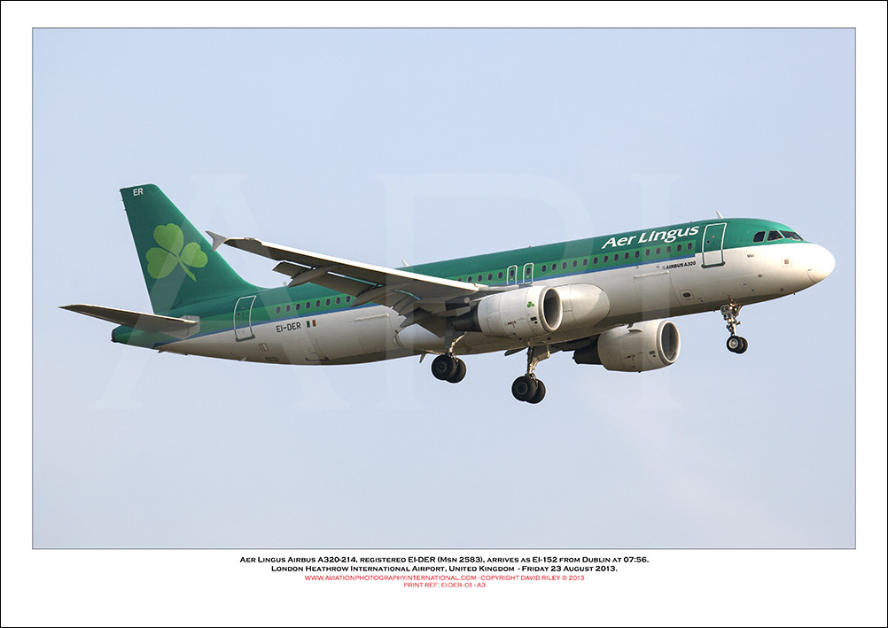EI-DER - Aer Lingus  Airbus A320-214, (Msn 2583) - 01