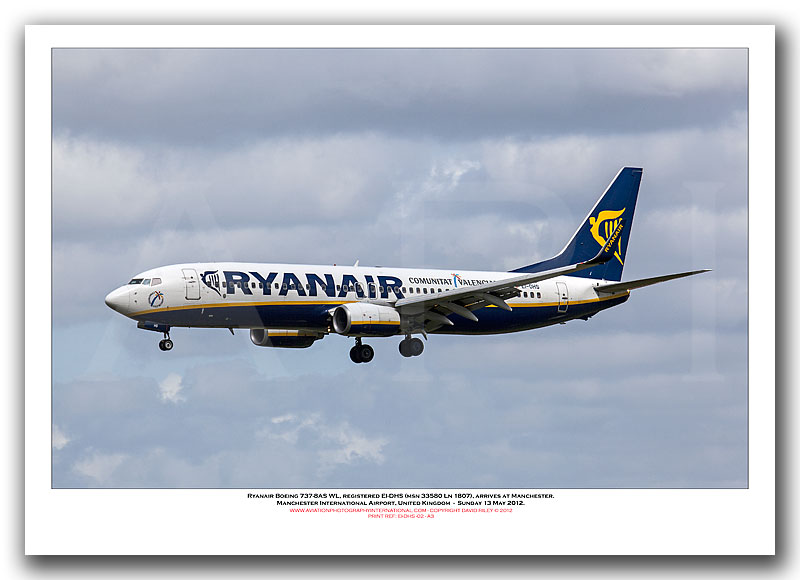 EI-DHS - Ryanair Boeing 737-8AS WL  (Msn 33580 Ln 1807) - 02