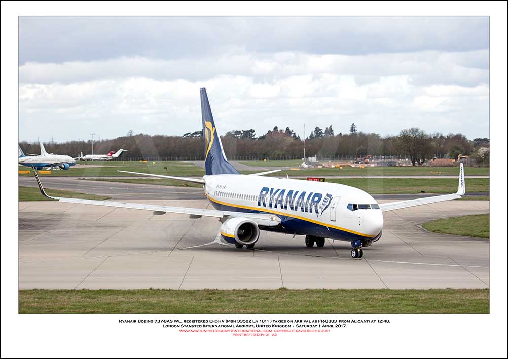 EI-DHV - Ryanair Boeing 737-8AS WL, (Msn 33582 Ln 1811) - 01