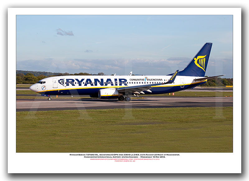 EI-DPK - Ryanair Boeing 737-8AS WL  (Msn 33610 Ln 2183) - 02