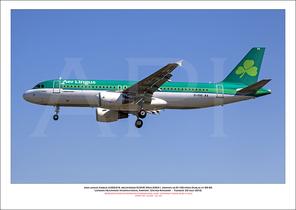 EI-DVK - Aer Lingus  Airbus A320-214, (Msn 2364) - 02