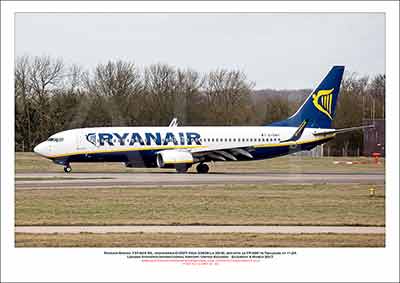 EI-DWY - Ryanair Boeing 737-8AS WL  (Msn 33638 Ln 2518) - 01