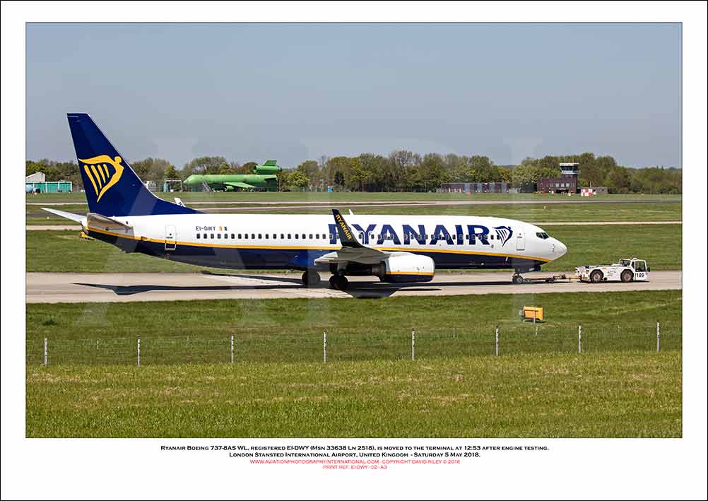 EI-DWY - Ryanair Boeing 737-8AS WL  (Msn 33638 Ln 2518) - 02