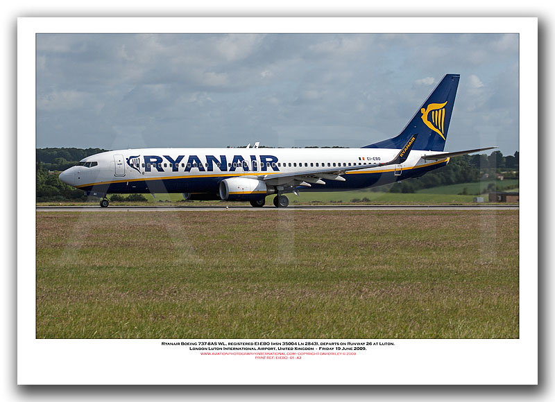 EI-EBO - Ryanair Boeing 737-8AS WL  (Msn 35004 Ln 2843) - 01