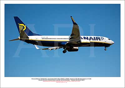 EI-EFT - Ryanair Boeing 737-8AS WL  (Msn 37543 Ln 3023) - 01