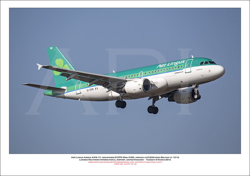 EI-EPR - Aer Lingus  Airbus A319-111, (Msn 3169) - 03
